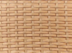 OFANTO 4 personers Loungesæt med bord Naturlig PE-rattan