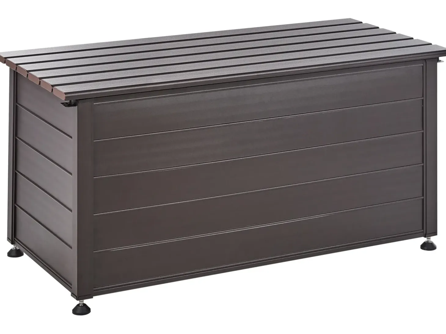 Opbevaringsboks CAMPALTO 123 cm 60 cm Mørkebrun