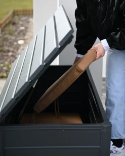 Opbevaringsboks CAMPALTO 123 cm 60 cm Mørkegrå