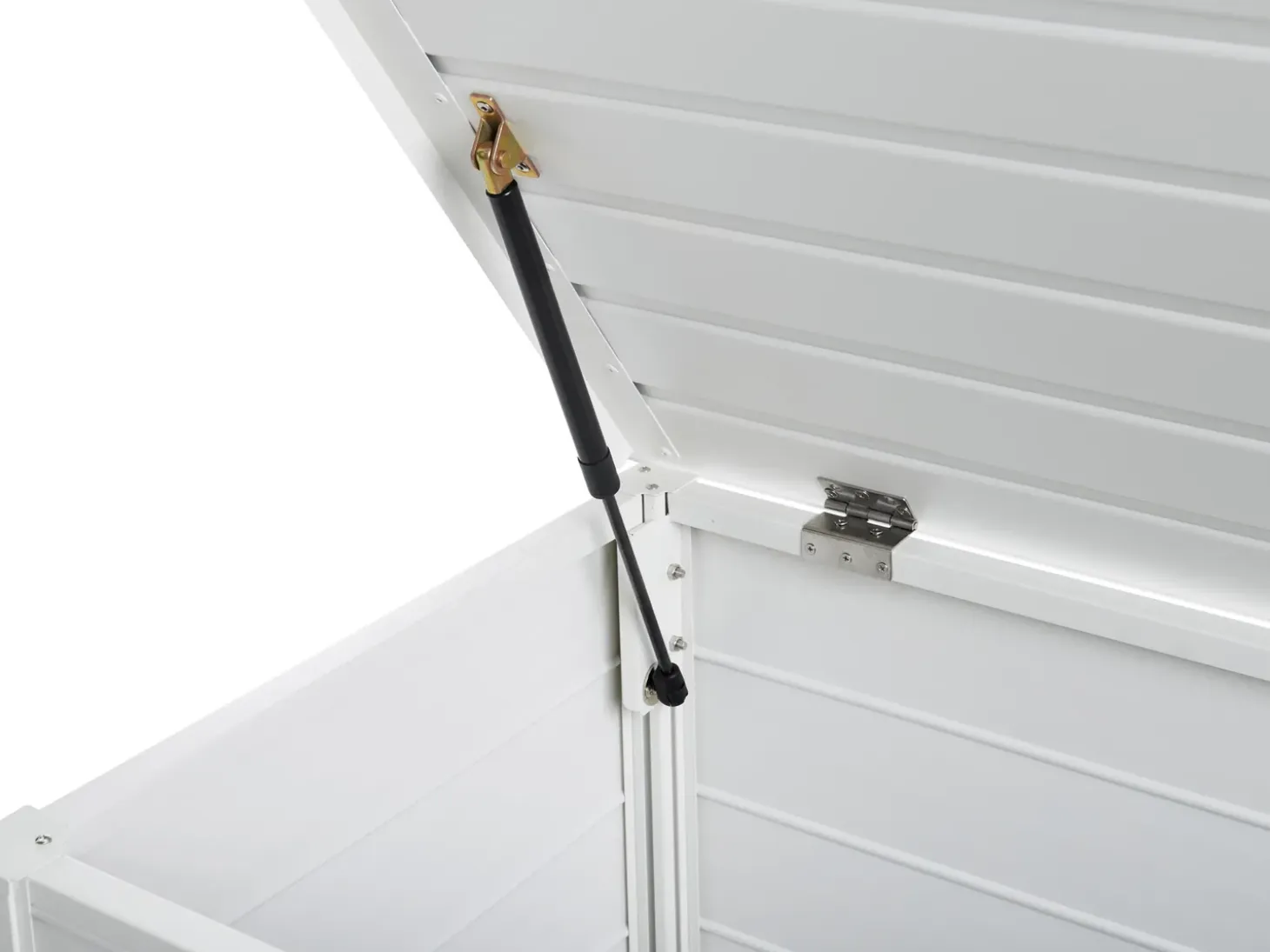 Opbevaringsboks CAMPALTO 123 cm 60 cm Hvid