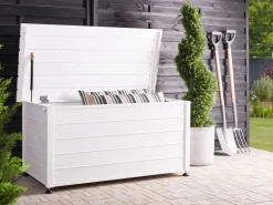 Opbevaringsboks CAMPALTO 123 cm 60 cm Hvid
