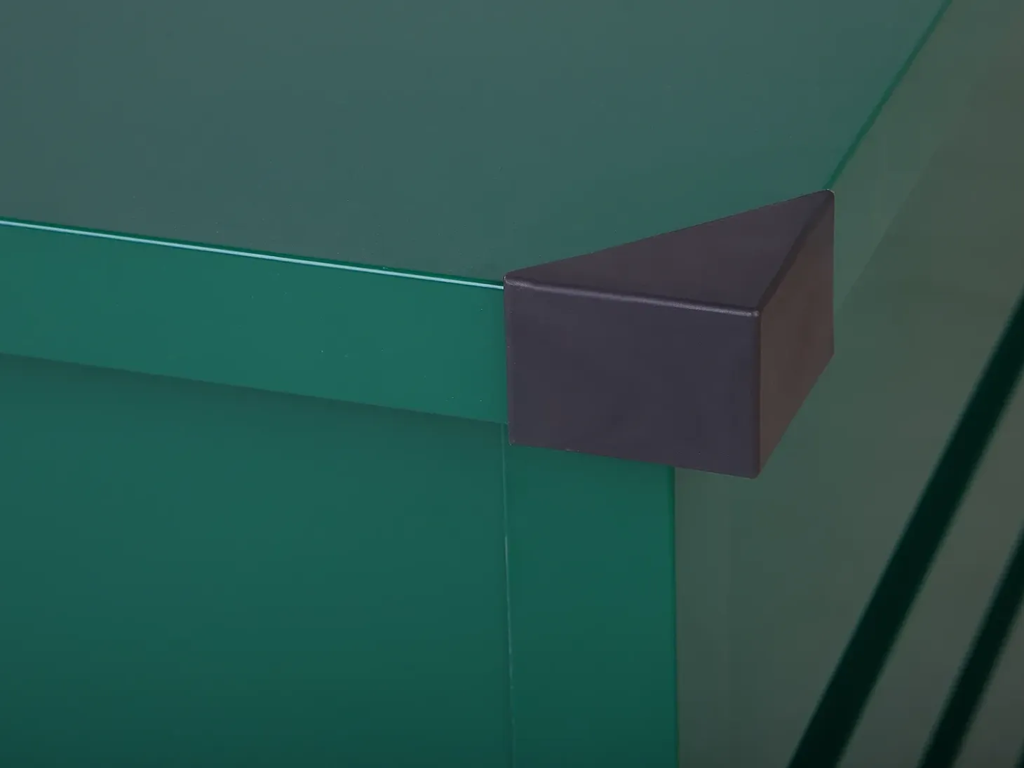 Opbevaringsboks CEBROSA 132 cm 62 cm Mørkegrøn