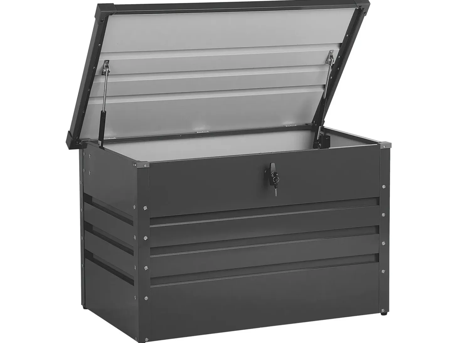 Opbevaringsboks CEBROSA 100 cm 62 cm Grafit