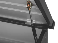 Opbevaringsboks CEBROSA 100 cm 62 cm Grafit