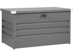 Opbevaringsboks CEBROSA 132 cm 62 cm Grå