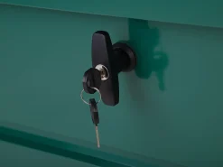 Opbevaringsboks CEBROSA 100 cm 62 cm Mørkegrøn