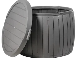 Opbevaringsboks PRINOS 56 cm 56 cm Grå