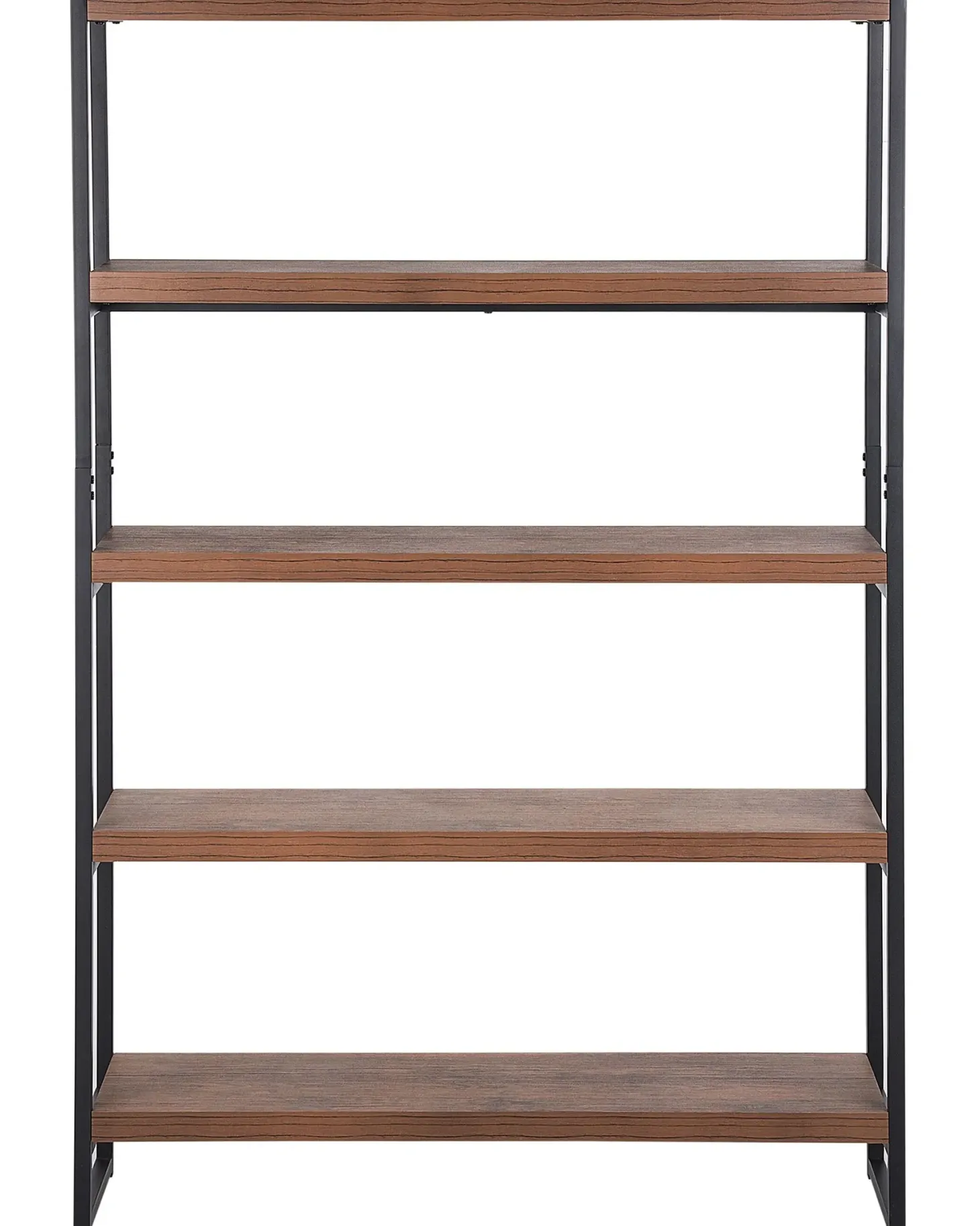 Opbevaringsskab med 4 hylder TIFTON 155 cm Mørkebrun