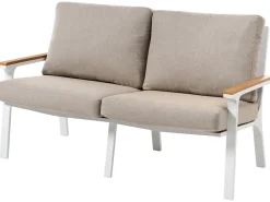 ORERO 4 personers Loungesæt med bord Brungrå