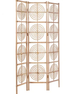 3 panelers rumdeler ALTAMURA Lysebrun 117 cm 180 cm