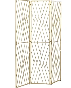 3 panelers rumdeler ASOLO Guld 117 cm 170 cm