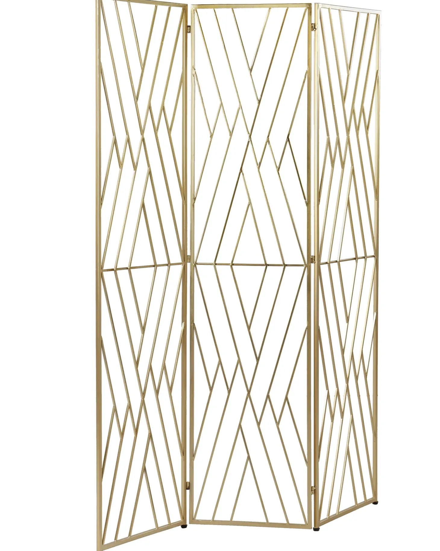 3 panelers rumdeler ASOLO Guld 117 cm 170 cm