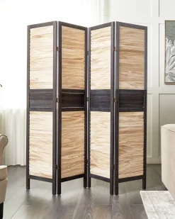 4 panelers rumdeler BRENNERBAD Brun/sort 164 cm 170 cm