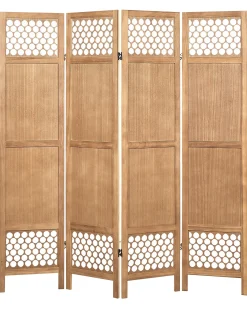 4 panelers rumdeler CERTOSA Lysebrun 163 cm 170 cm