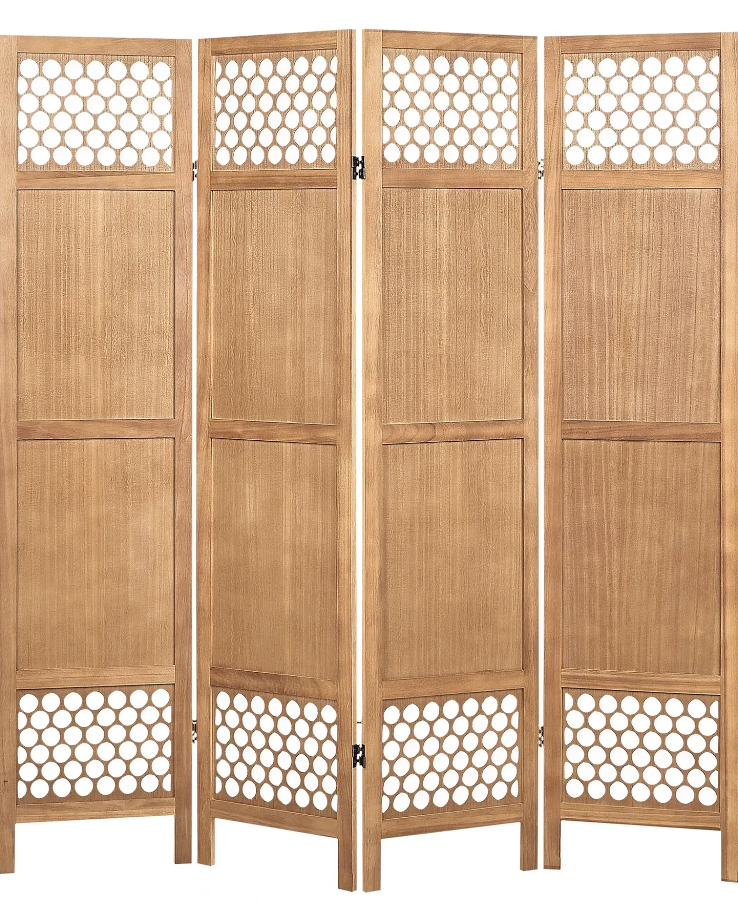 4 panelers rumdeler CERTOSA Lysebrun 163 cm 170 cm