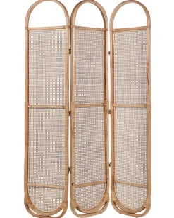 3 panelers rumdeler CORTONA Lysebrun 118 cm 180 cm