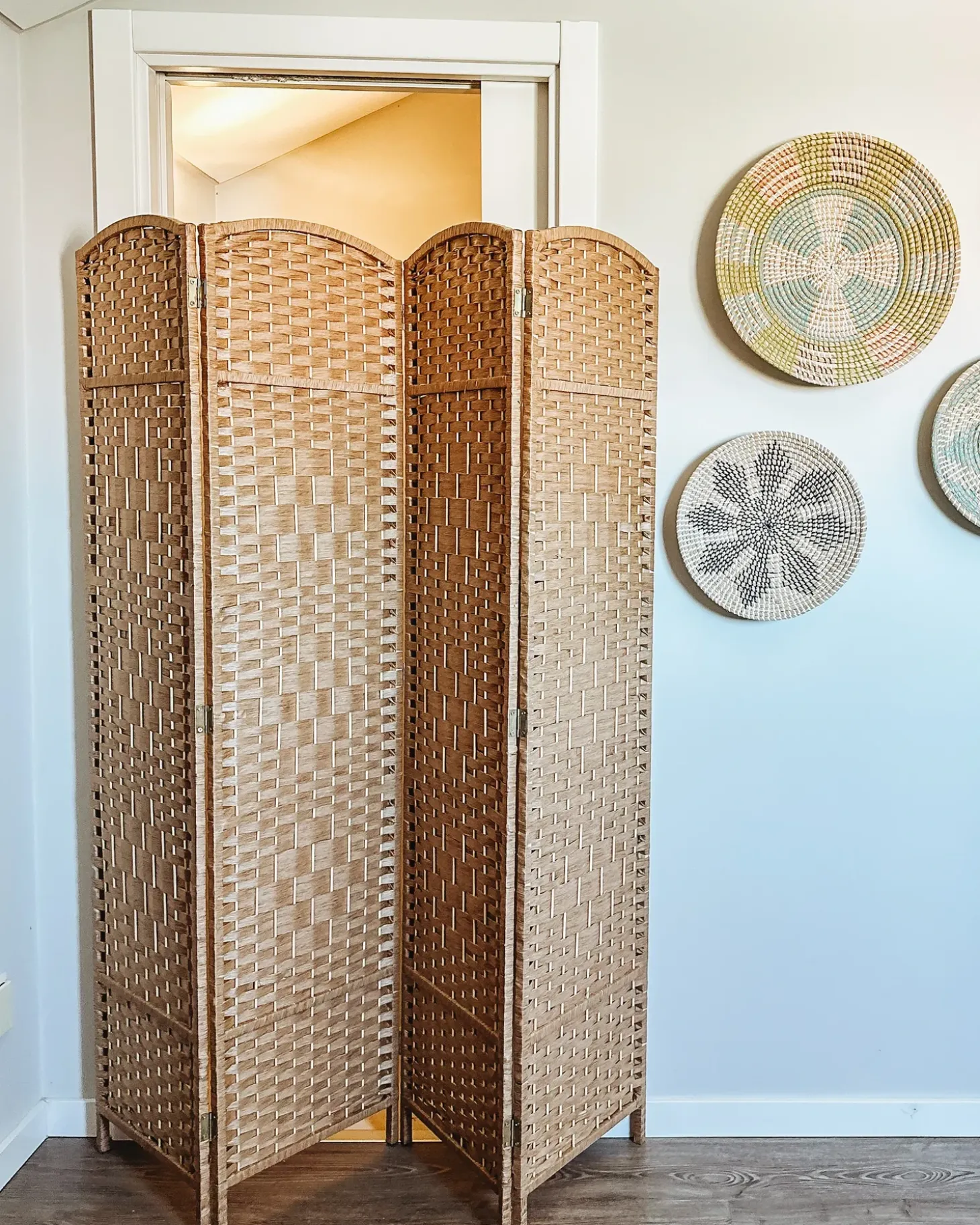 4 panelers rumdeler LAPPAGO Naturlig 163 cm 170 cm