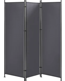 3 panelers rumdeler NARNI Grå 160 cm 170 cm