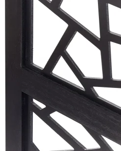 4 panelers rumdeler PIANLARGO Sort 163 cm 170 cm