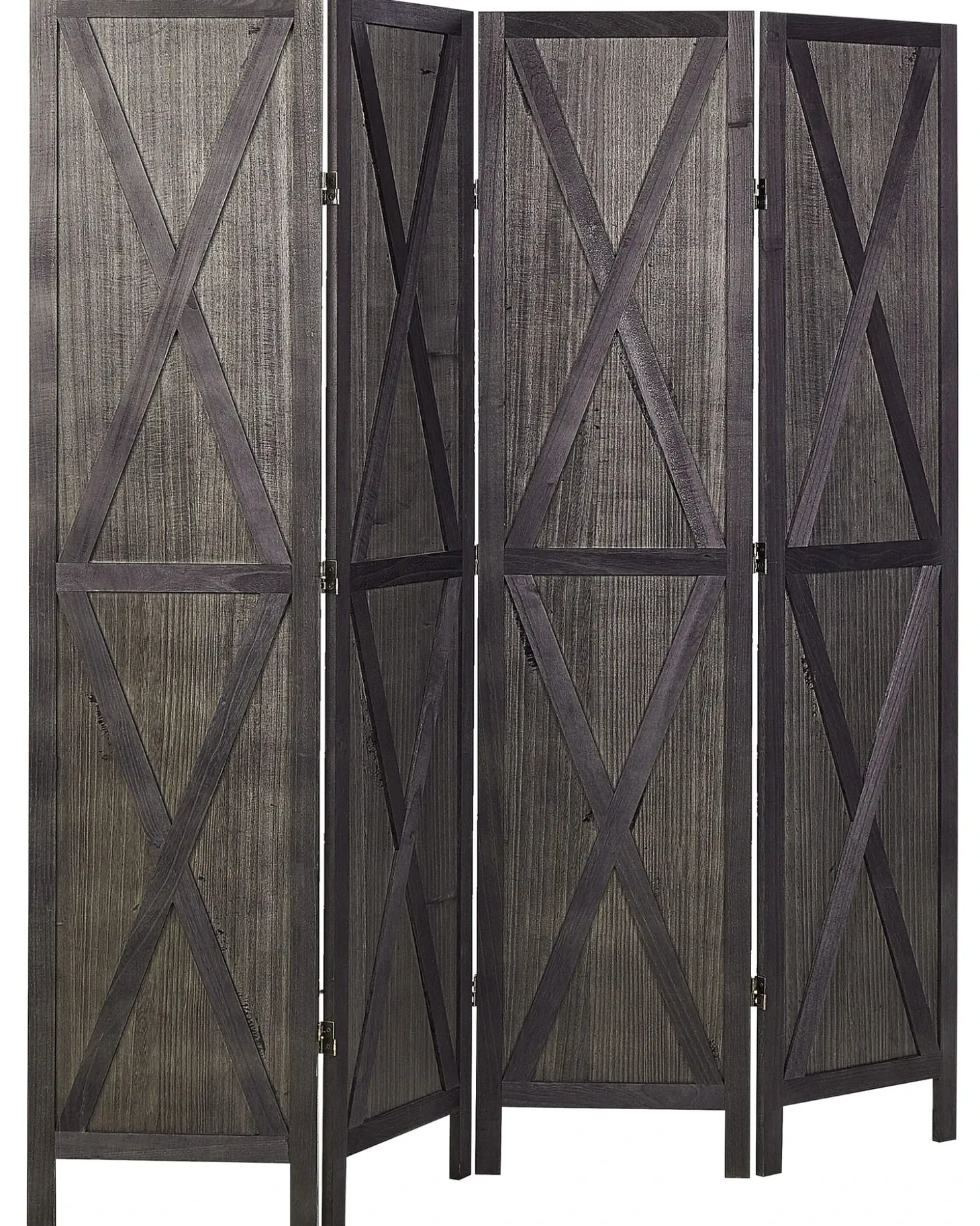 4 panelers rumdeler RIDANNA Mørkebrun 163 cm 170 cm