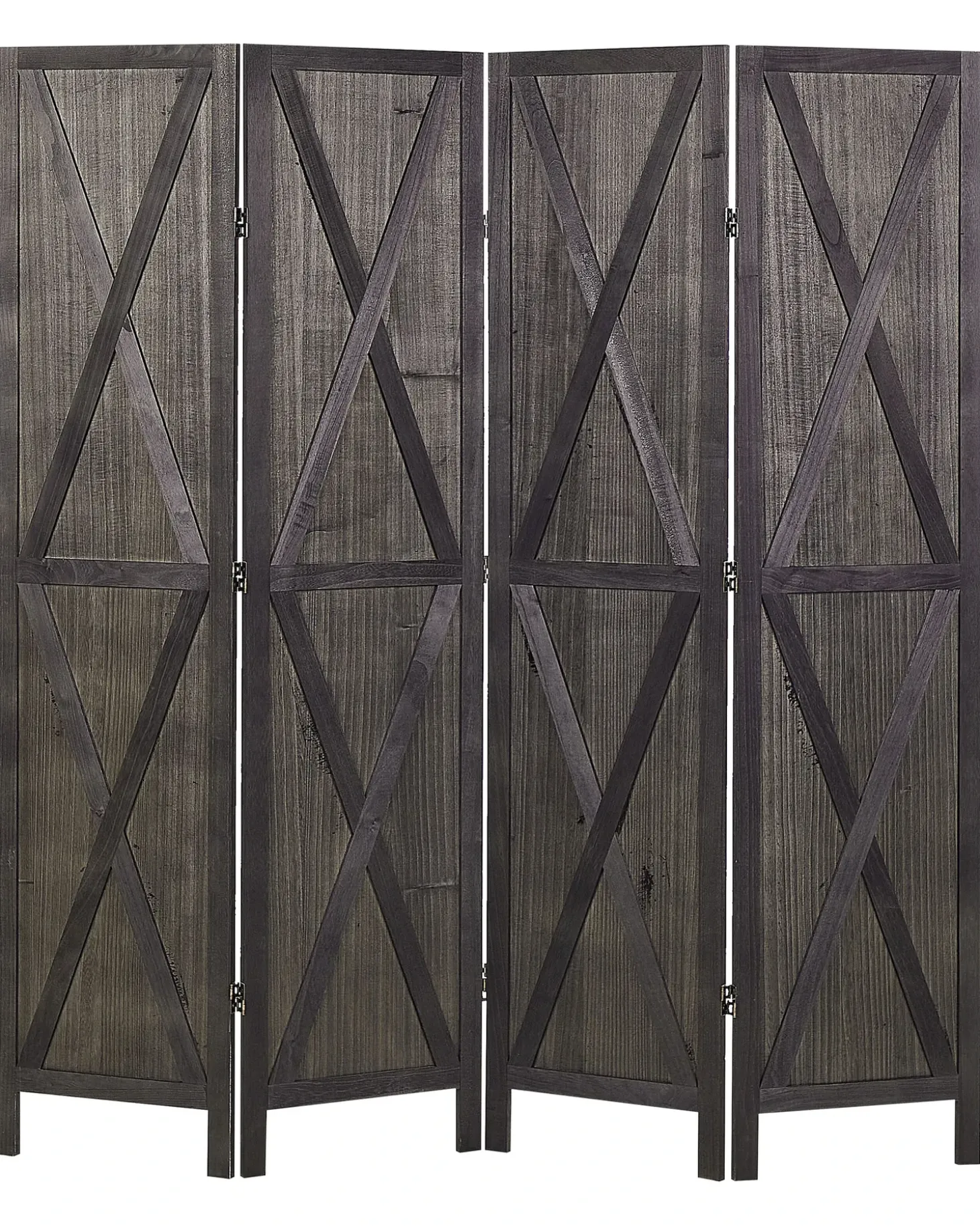 4 panelers rumdeler RIDANNA Mørkebrun 163 cm 170 cm