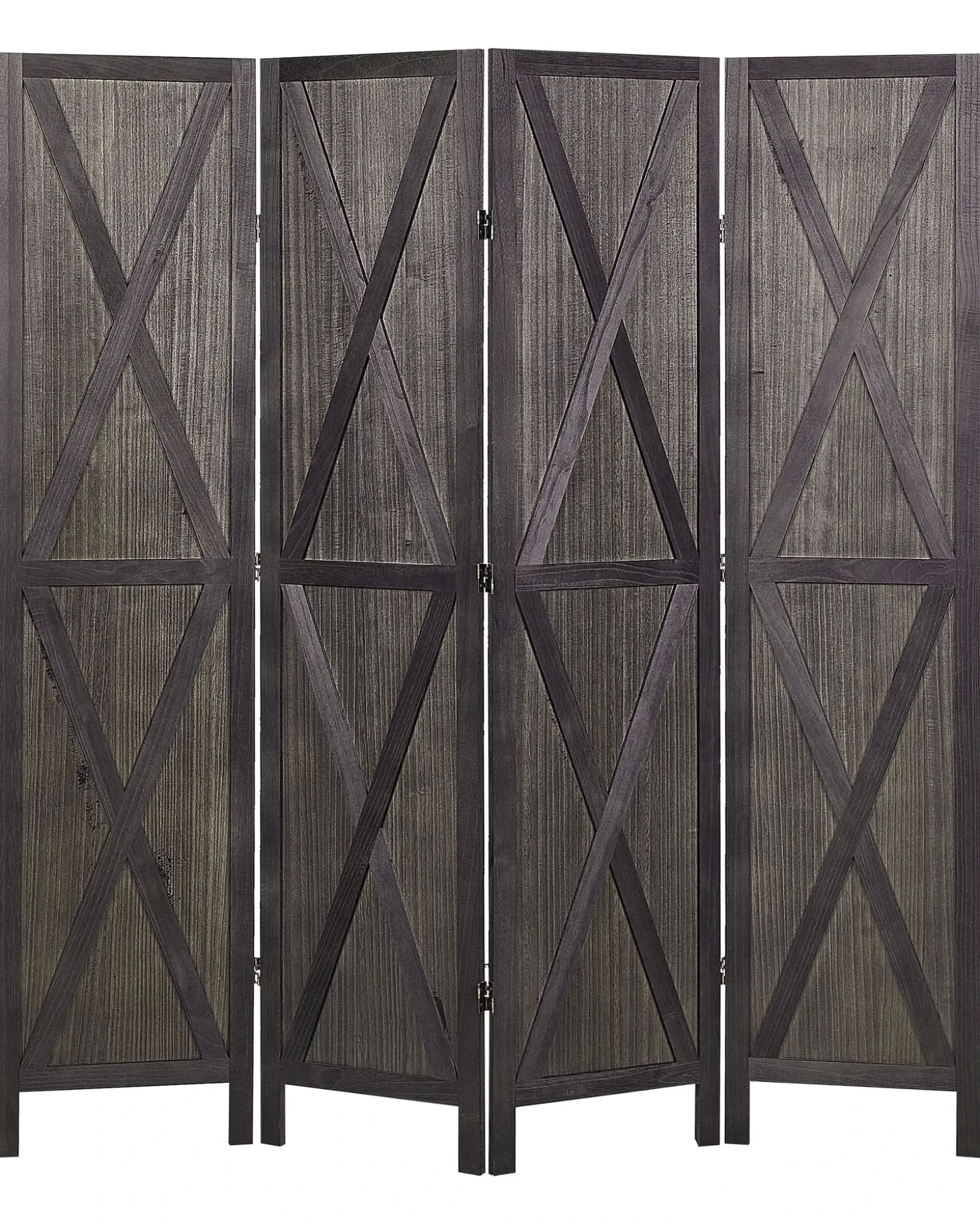 4 panelers rumdeler RIDANNA Mørkebrun 163 cm 170 cm