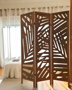 3 panelers rumdeler VERNAGO Lysebrun 122 cm 170 cm