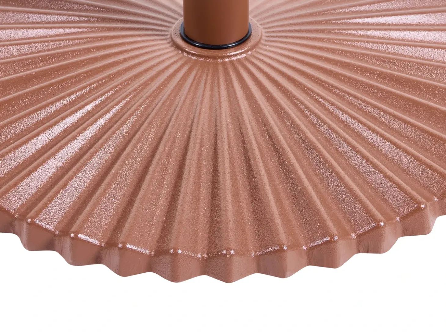 Parasolfod CAREZZA Brun Rund 21 kg