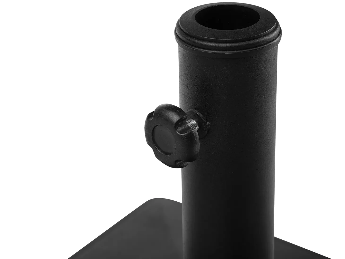 Parasolfod CERVO Sort Firkantet 25 kg
