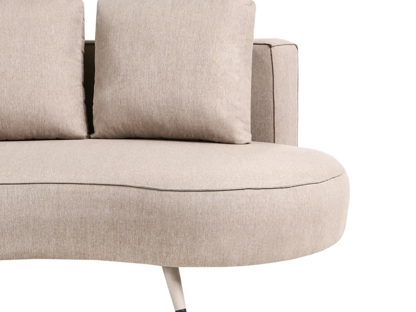 PARORI 6 personers Loungesæt med bord Beige