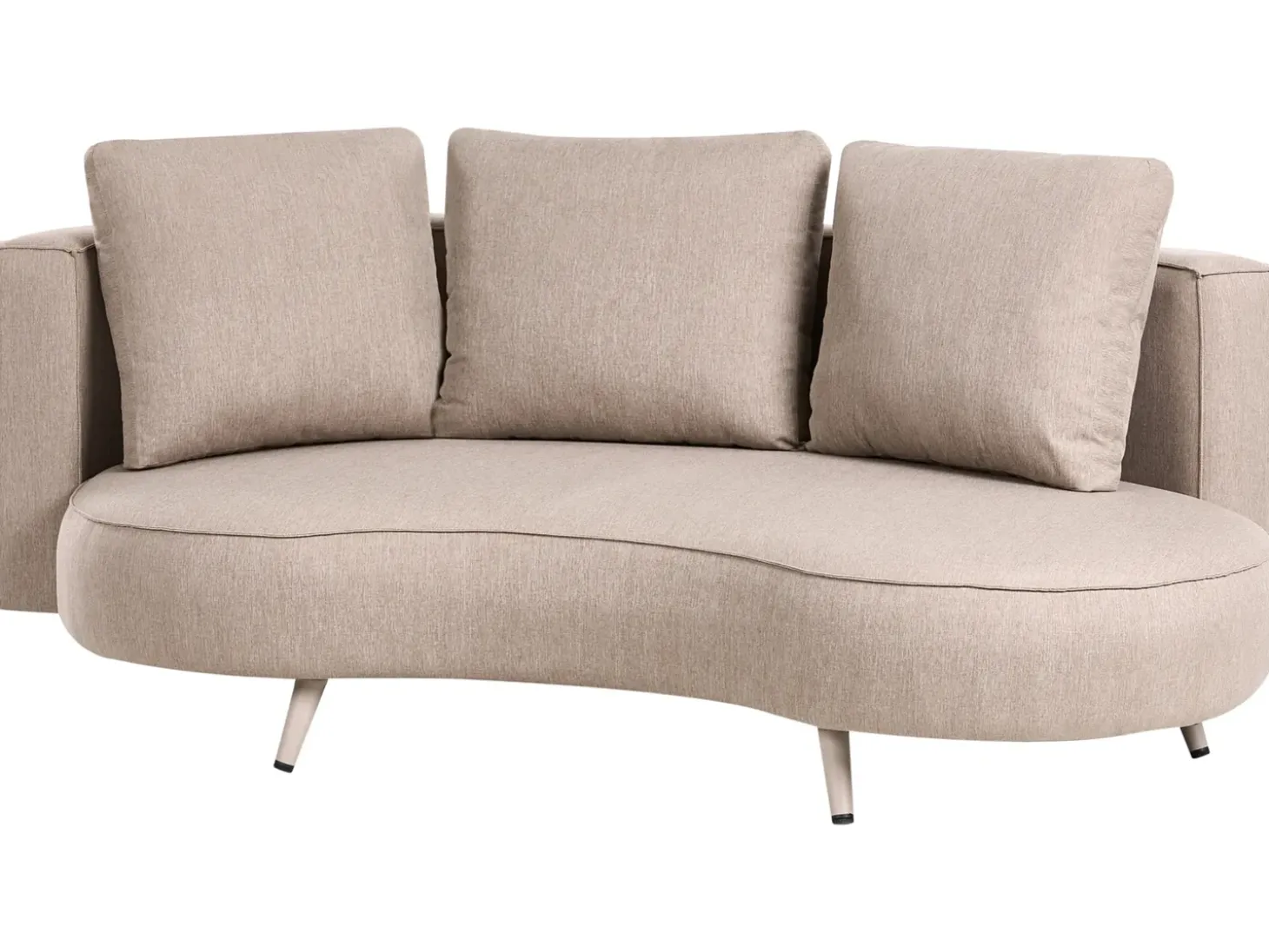 PARORI 6 personers Loungesæt med bord Beige