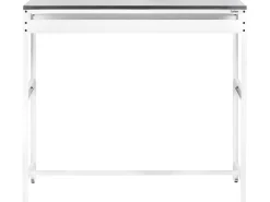 2-parts udendørs køkkensæt med barbord MAENZA Hvid Metal