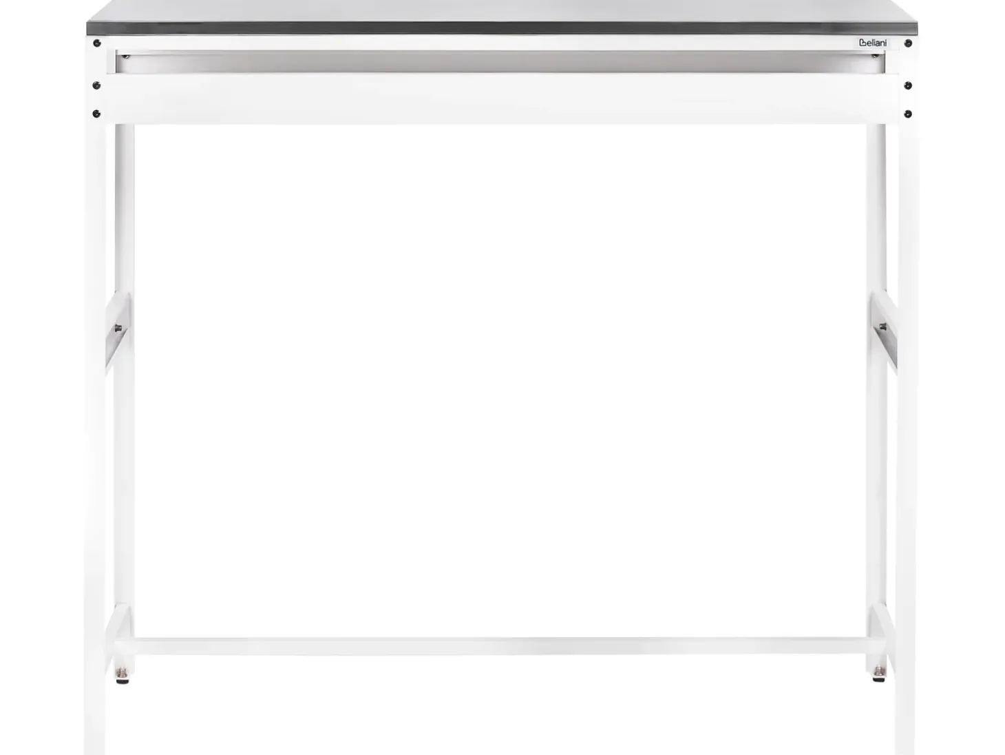 2-parts udendørs køkkensæt med barbord MAENZA Hvid Metal
