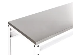 2-parts udendørs køkkensæt med barbord MAENZA Hvid Metal