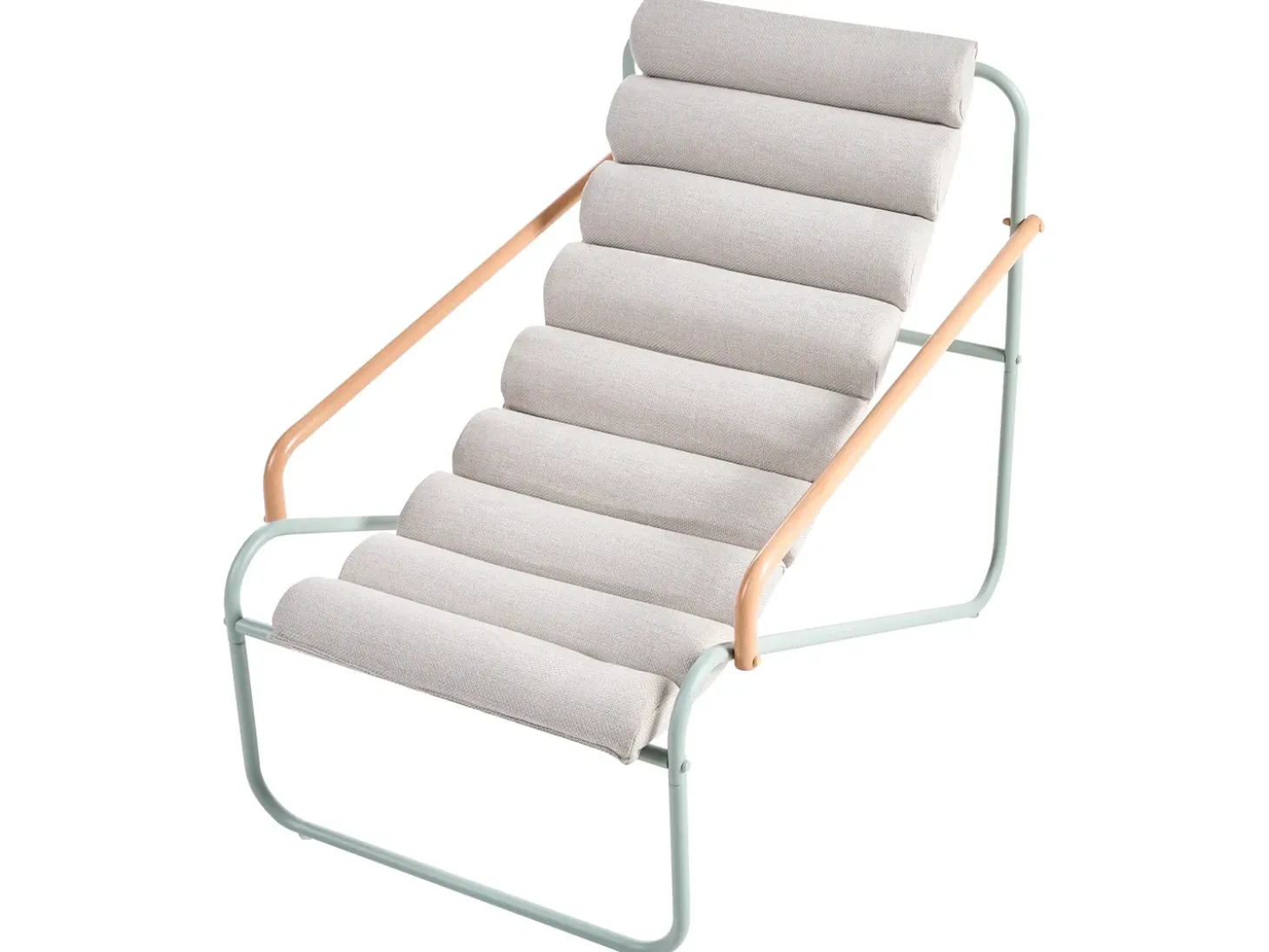 PASTO 2 personers Loungesæt med bord Mintgrøn Metal