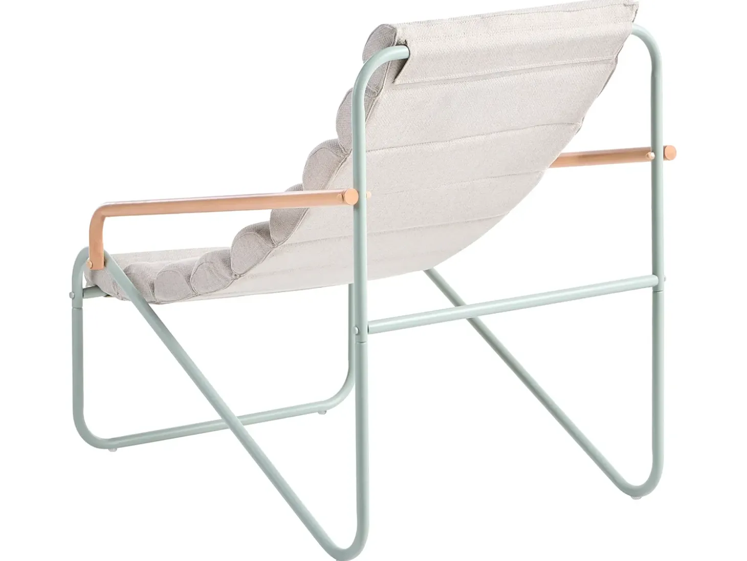 PASTO 2 personers Loungesæt med bord Mintgrøn Metal