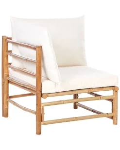 1 pers. have hjørnemodul CERRETO Bambus Cremehvid