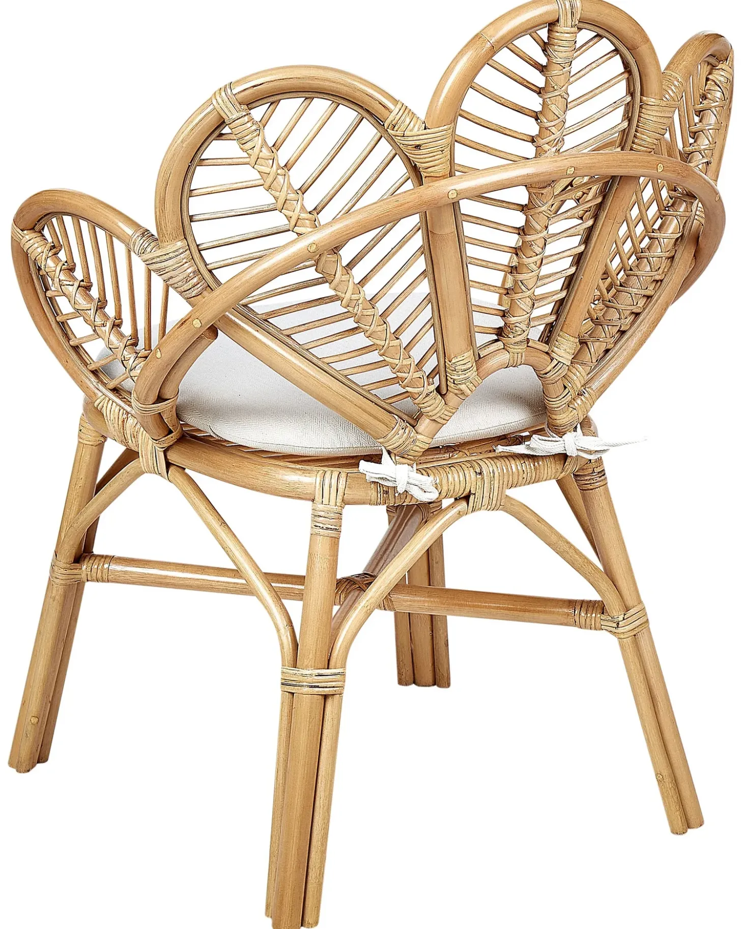 Påfuglestol FLORENTINE II Rattan Naturlig
