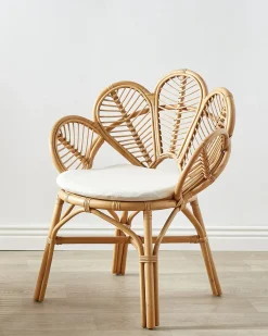 Påfuglestol FLORENTINE II Rattan Naturlig