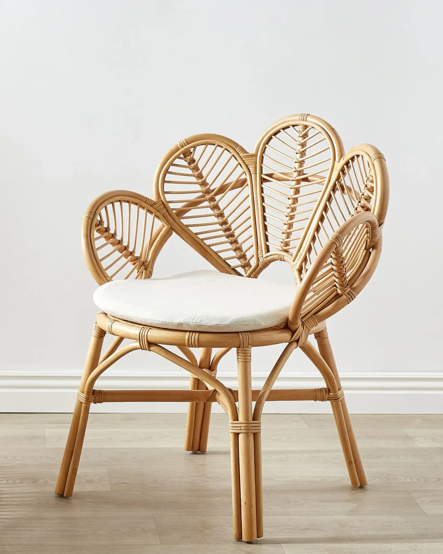 Påfuglestol FLORENTINE II Rattan Naturlig