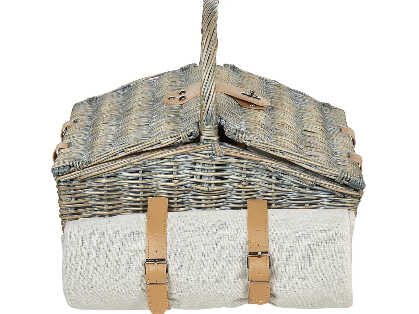 Picnic-kurv CANELE Flet Brun