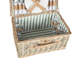 Picnic-kurv CLEMENTINE Flet Naturlig