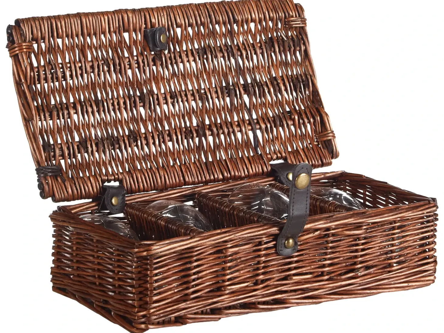 Picnic-kurv PRUNEAU Flet Brun