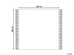 Picnic tæppe MOUZA 200 x 200 cm Beige