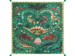Picnic tæppe TUZIANI 200 x 200 cm Grøn