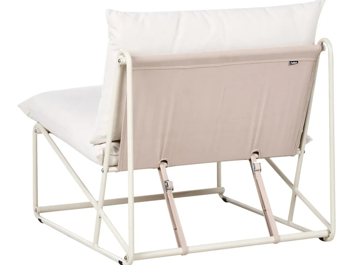 PICO 3 personers havesofasæt Lys Beige Metal
