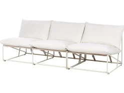 PICO 3 personers havesofasæt Lys Beige Metal