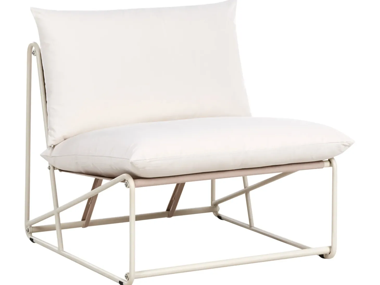 PICO 3 personers havesofasæt Lys Beige Metal