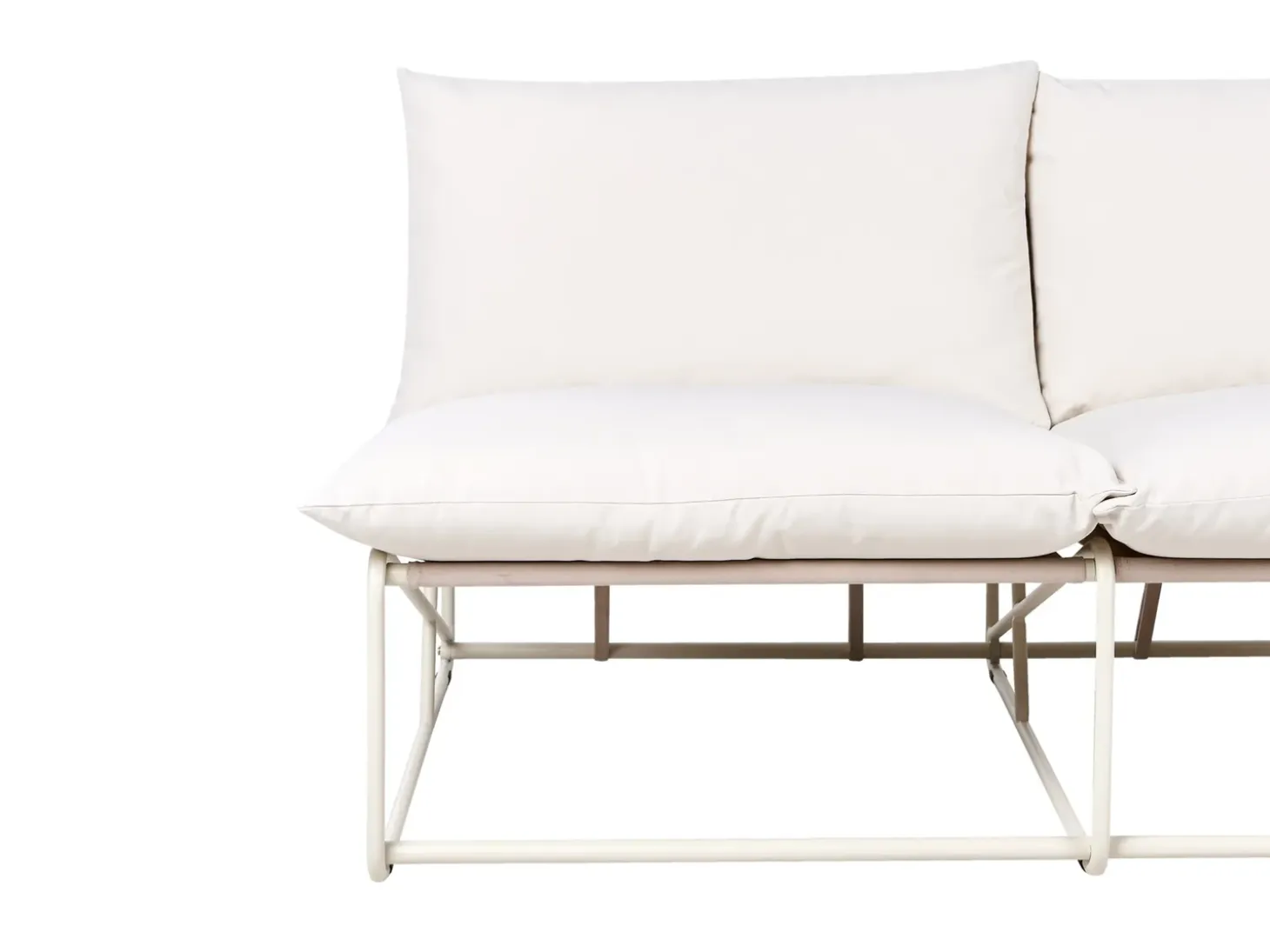 PICO 4 personers havesofasæt Lys Beige Metal