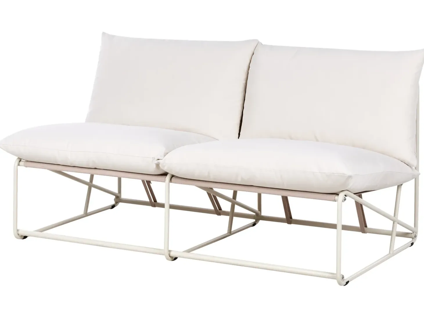 PICO 4 personers havesofasæt Lys Beige Metal